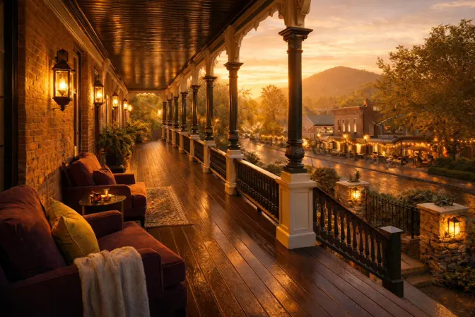 Another view of The Front Veranda