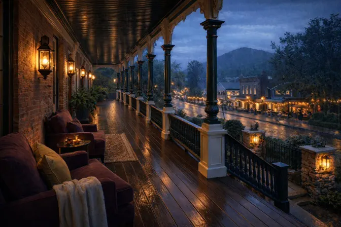 Another view of The Front Veranda