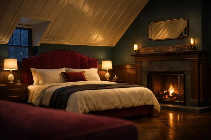 Painted view of The Tin Roof Guest Room