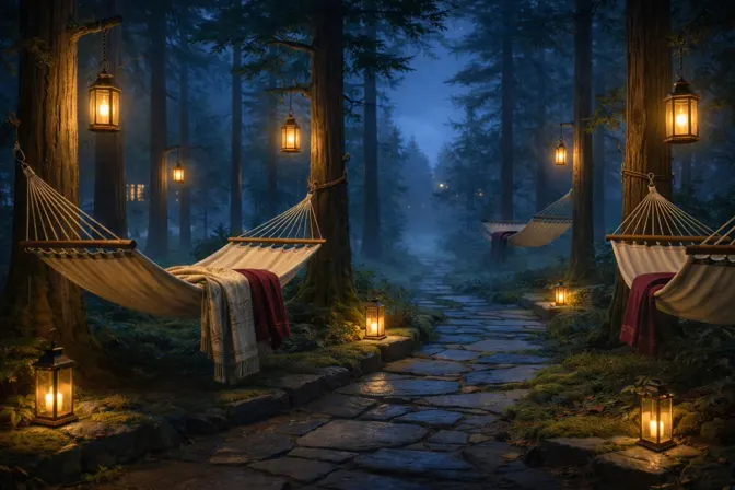Painted view of The Hammock Grove
