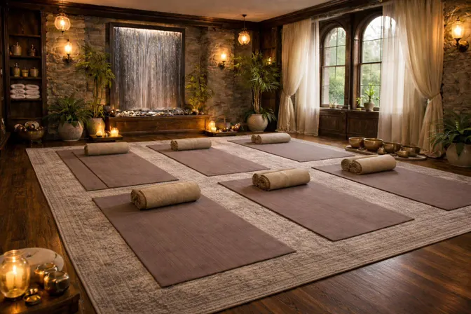 Painted view of The Stillness Studio